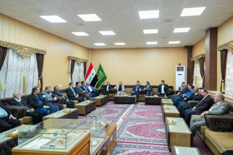 الأمين العام للعتبة العسكرية يستقبل وفد الجمعية الجيوتقنية العراقية المشارك في ندوة التربة الانهيارية