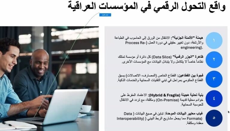 IAICT وITIG تنظمان محاضرة إلكترونية حول التحول الرقمي في العراق