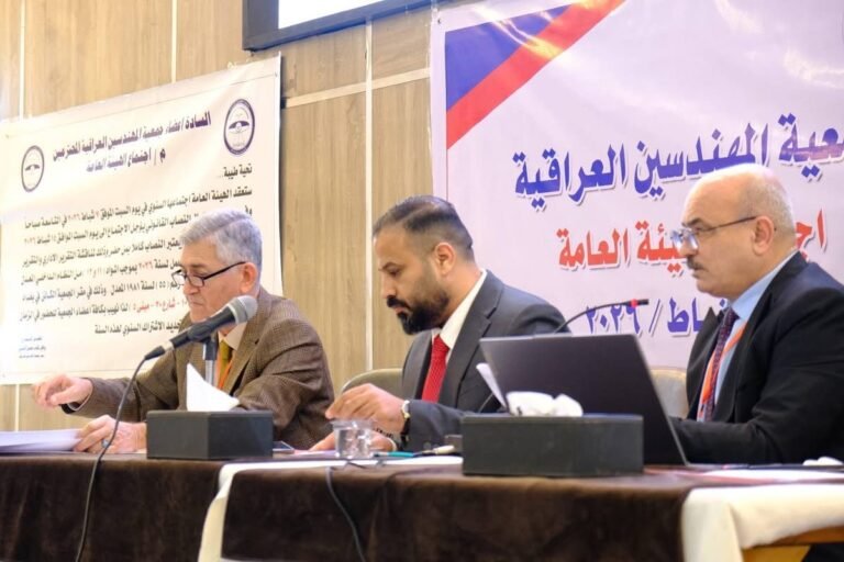 الهيئة العامة لجمعية المهندسين العراقية تعقد اجتماعها في بغداد وتقرّ تقريريها الإداري والمالي