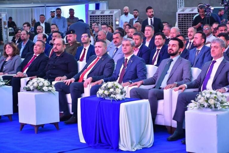 رئيس وأعضاء الجمعية العراقية لتقنية المعلومات والاتصالات يشاركون في افتتاح أول محطة فضائية أرضية للاتصالات في العراق
